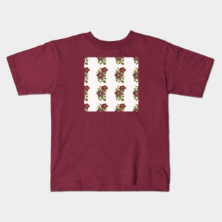 Vintage Flower Print Kids T-Shirt